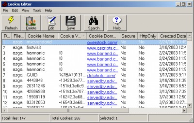 Cookie Editor 1.9.1 screenshot