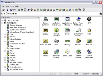 Cool Info XP 4.0.6 screenshot