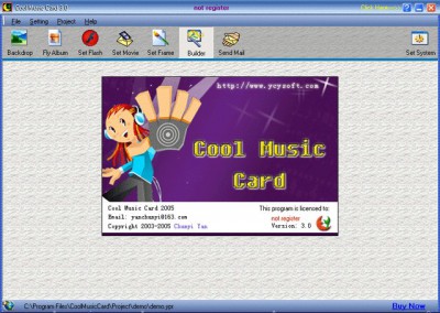 Cool Music Card 3.6 screenshot