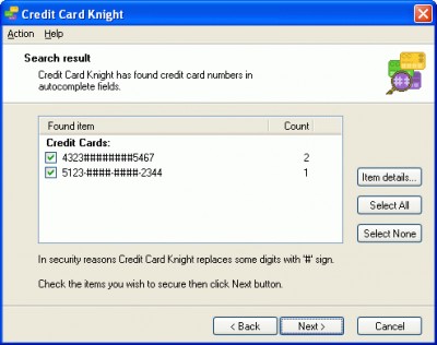 Credit Card Knight 1.4 screenshot