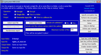 Cryptosystem ME6 13.04 screenshot