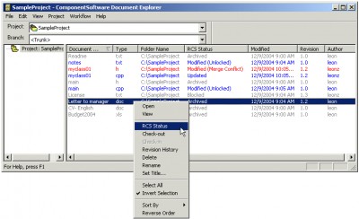 CS-CVS 4.0.112 screenshot
