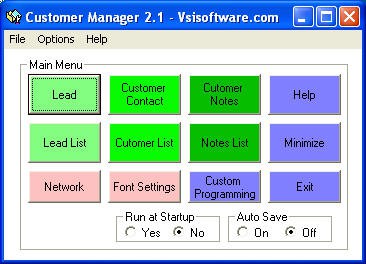 Customer Manager Buddy 2.1 screenshot
