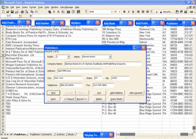 Data Manager for Excel 1.0 screenshot