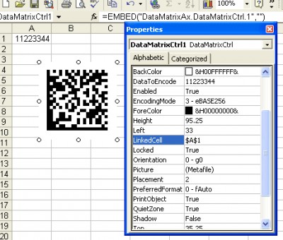 DataMatrix BarCode ActiveX 3.1 screenshot