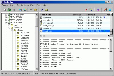 Deductus disk catalog 1.4 screenshot