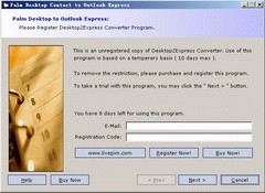 Desktop2Express Converter 3.6 screenshot