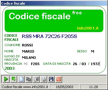 DF CodiceFiscale 4.0.44 screenshot