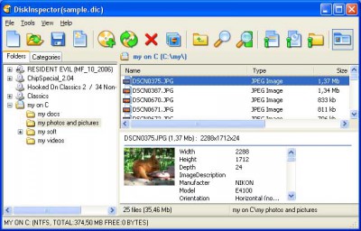 Disk Inspector 3.1 screenshot