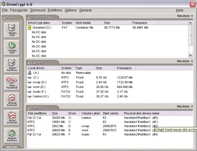 DriveCrypt 4.2 screenshot