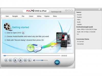 DVD to iPod Converter 2011.15 screenshot