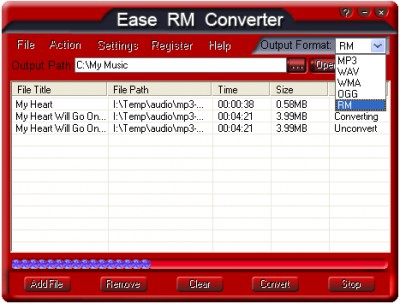 Ease RM Converter 2.70.10 screenshot