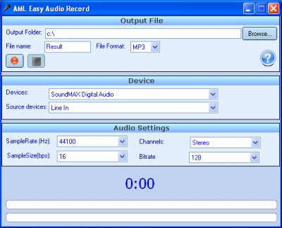 Easy Audio Record 2.0.18 screenshot