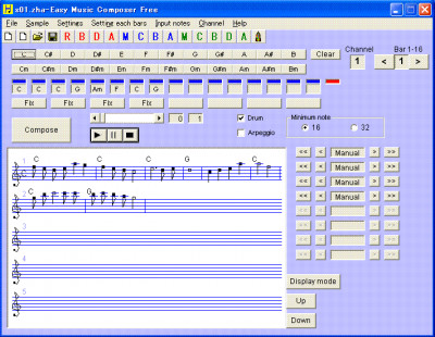 Easy Music Composer 9.97 screenshot