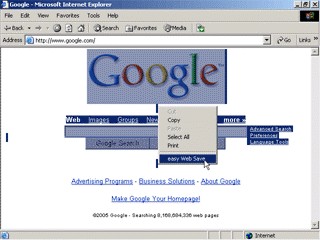 easy Web Save 1.1.0 screenshot