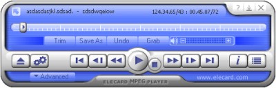 Elecard MPEG Player 6.0 screenshot