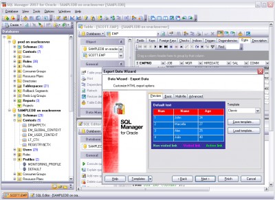 EMS SQL Manager 2007 for Oracle 1.5 screenshot