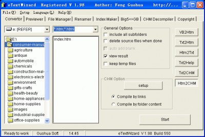 eTextWizard 2.40 screenshot