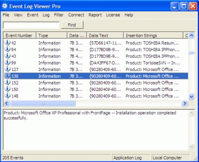 Event Log Viewer Pro 2.0 screenshot