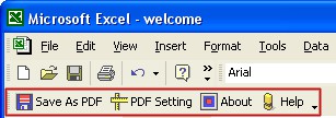 Excel to PDF Converter 4.0 screenshot
