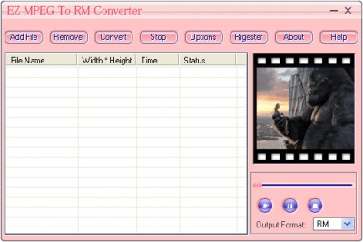 EZ MPEG TO RM Converter 3.70.70 screenshot