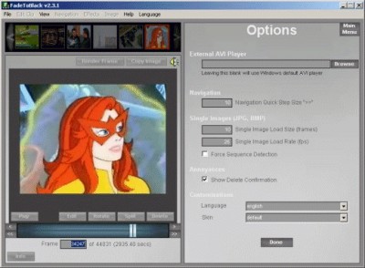 FadeToBlack AVI Video Editor 2.3.2 screenshot