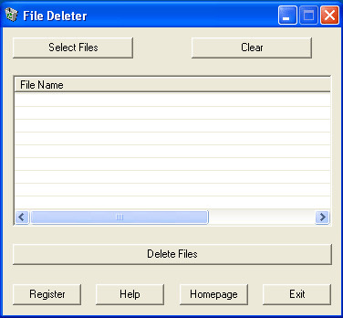 File Deleter 1.0.6.0 screenshot