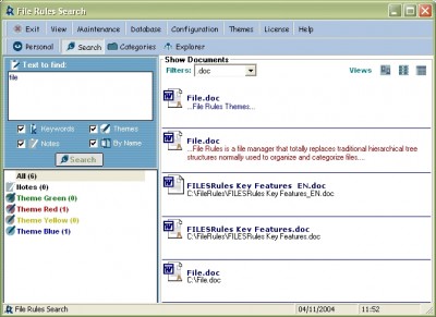 File Rules 1.0 screenshot