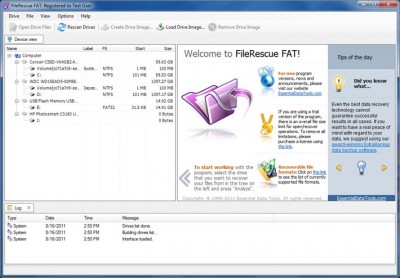 FileRescue for FAT 4.7 screenshot