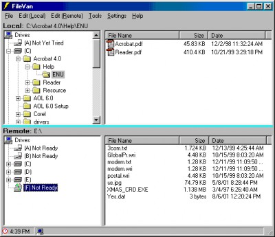 FileVan 5.0 screenshot