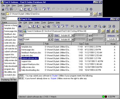 Find It Pro 4.05 screenshot