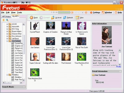 Firebird MP3 1.1 screenshot