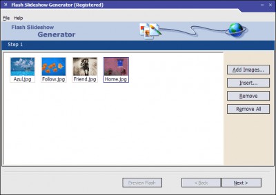 Flash Slideshow Generator 2.1.6.2 screenshot