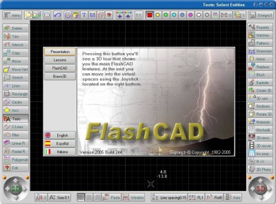 FlashCAD 2007.1001. screenshot