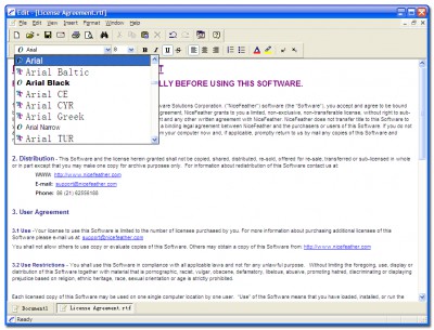 FontCombo ActiveX Control 1.0.2.1 screenshot