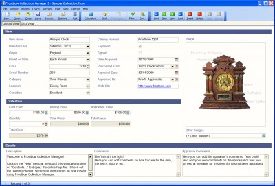 Frostbow Collection Manager 3.2.6 screenshot