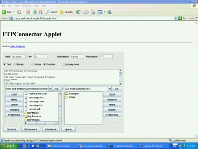 FTPConnector 1.1 screenshot