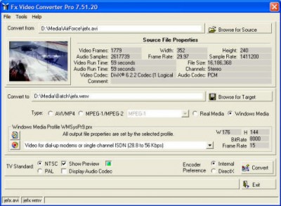 Fx Video Converter 7.51.23 screenshot