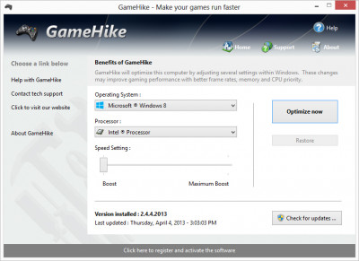 GameHike 2.5.20.201 screenshot