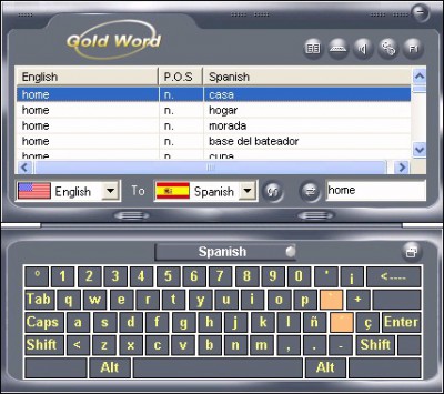 GoldWord Pro 2.2.1 screenshot