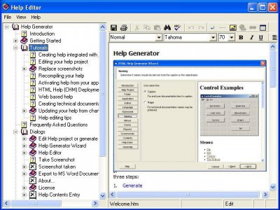 Help Generator for Visual Studio 2005 4.0 screenshot