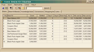 Home Brew Kit Master 1.2 screenshot