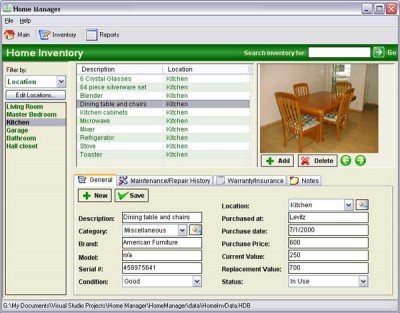 Home Manager 2007 3.0.2860 screenshot