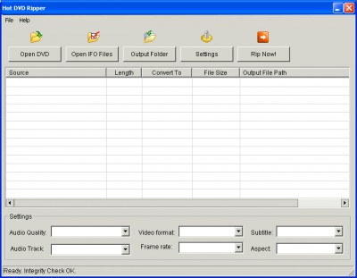 Hot DVD Ripper 1.0 screenshot