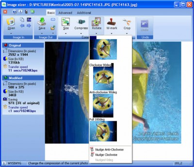 Image Sizer 1.05.19 screenshot