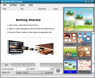 ImTOO DVD Creator 4.0.28.092 screenshot