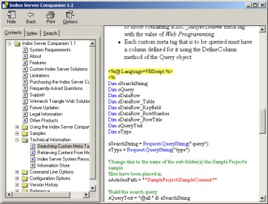 Index Server Companion 2.9 screenshot