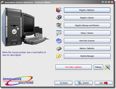 Innovative System Optimizer Platinum Edition 2.2 screenshot