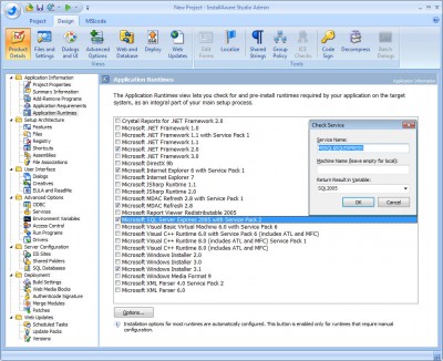 InstallAware Studio Admin for MSI NX screenshot