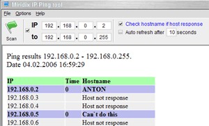 IP Ping tool 5.0 screenshot